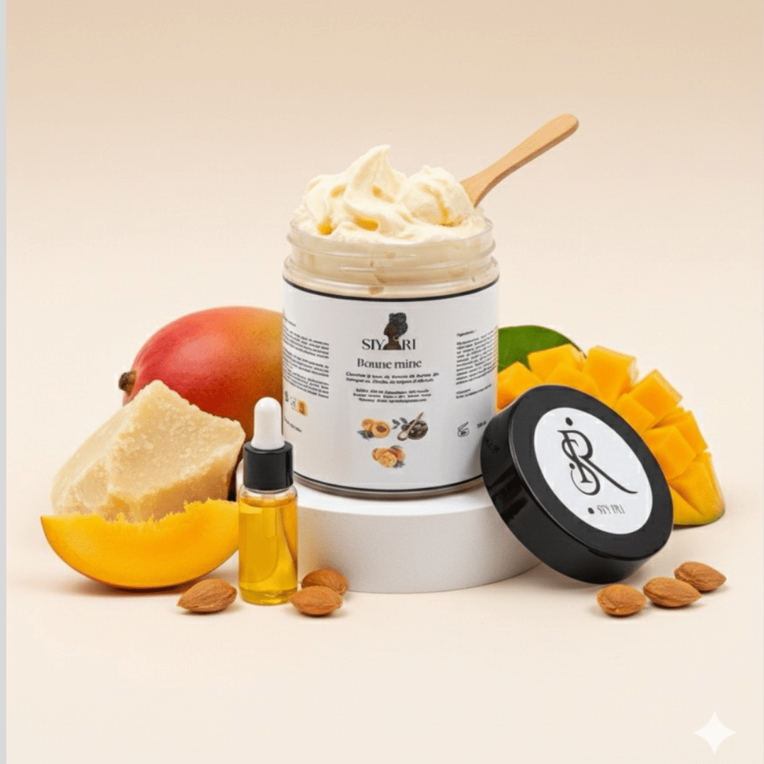 Le pouvoir naturel du trio beurre de karité, de Mangue et de Noyau d'abricot - SIYIRI
