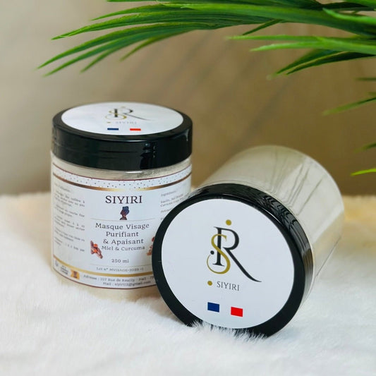 Masque Visage Purifiant Miel & Curcuma - Siyiri