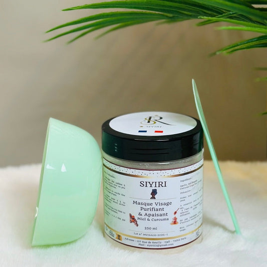 Masque Visage Purifiant Miel & Curcuma - Siyiri
