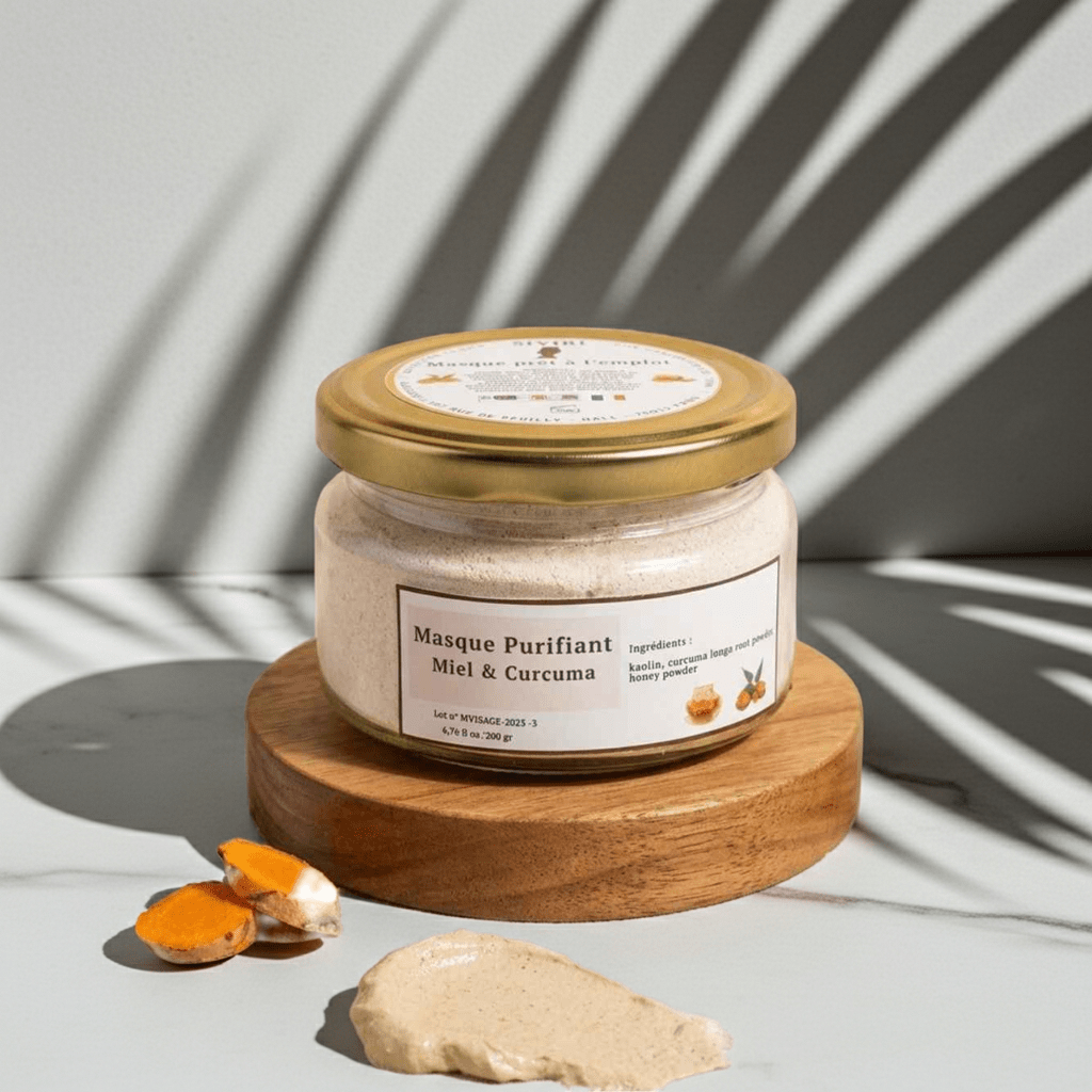 Masque Visage Purifiant Miel & Curcuma - SIYIRI