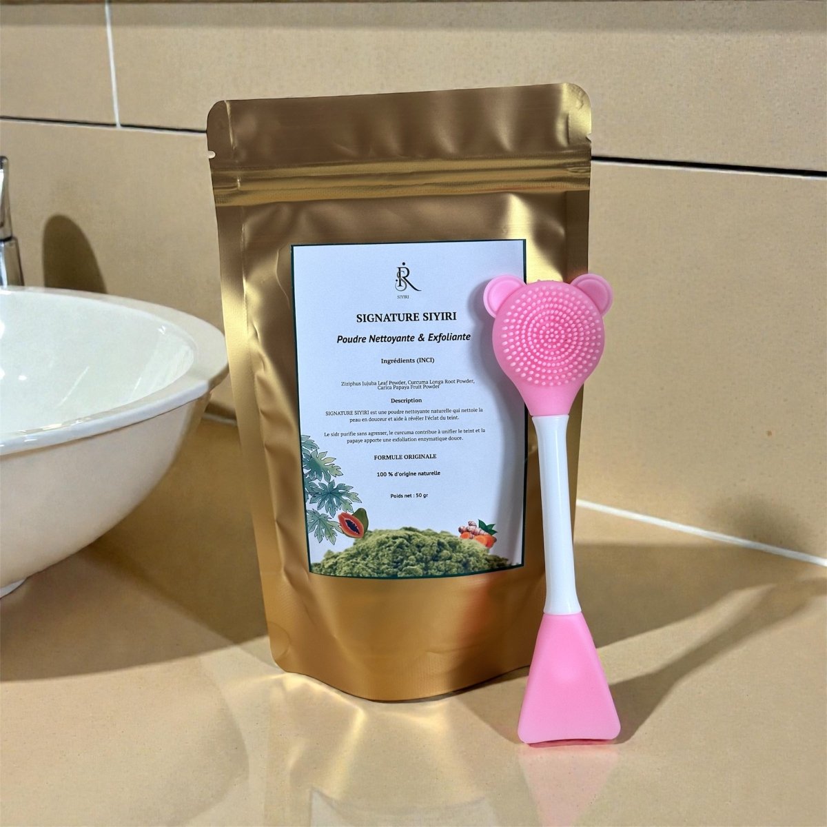 Poudre Nettoyante Éclat - Signature SIYIRI - 50 gr (25 soins) - SIYIRI