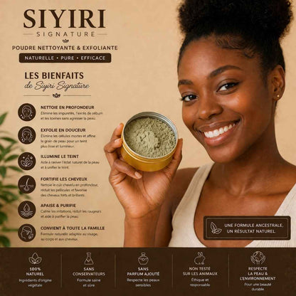 SIYIRI SIGNATURE - Poudre Nettoyante Visage  Eclat & Imperfections / SIYIRI (30 soins) (Copie)