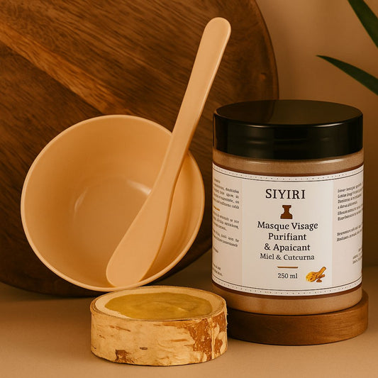 Masque Visage Purifiant Miel & Curcuma - Siyiri