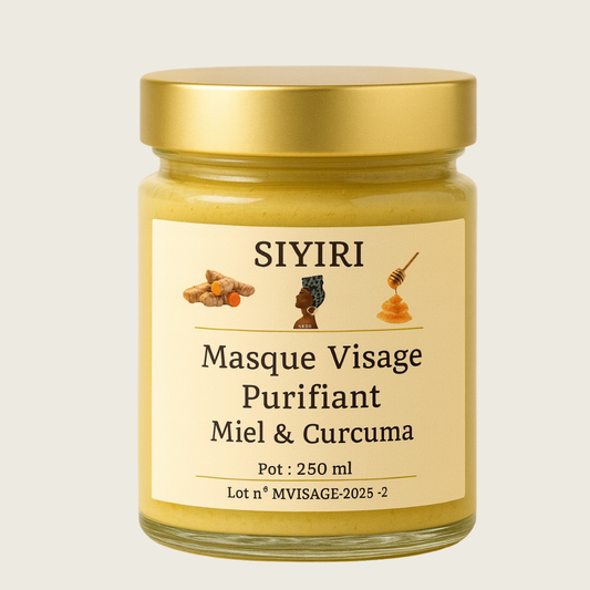 Masque Visage Purifiant Miel & Curcuma - Siyiri