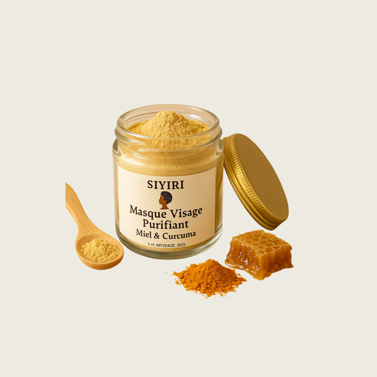 Masque Visage Purifiant Miel & Curcuma - Siyiri