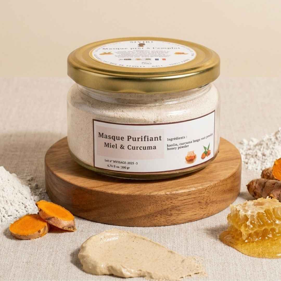 Masque Visage Purifiant Miel & Curcuma
