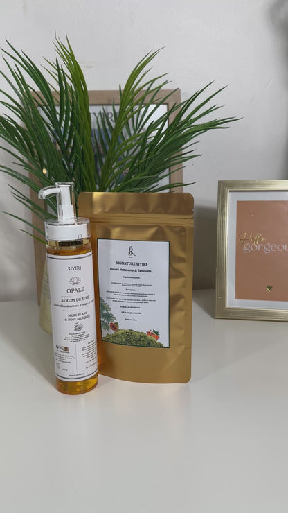 DUO SIGNATURE SIYIRI & SERUM DE SOIE OPALE  | Rituel Teint Lumineux Naturel