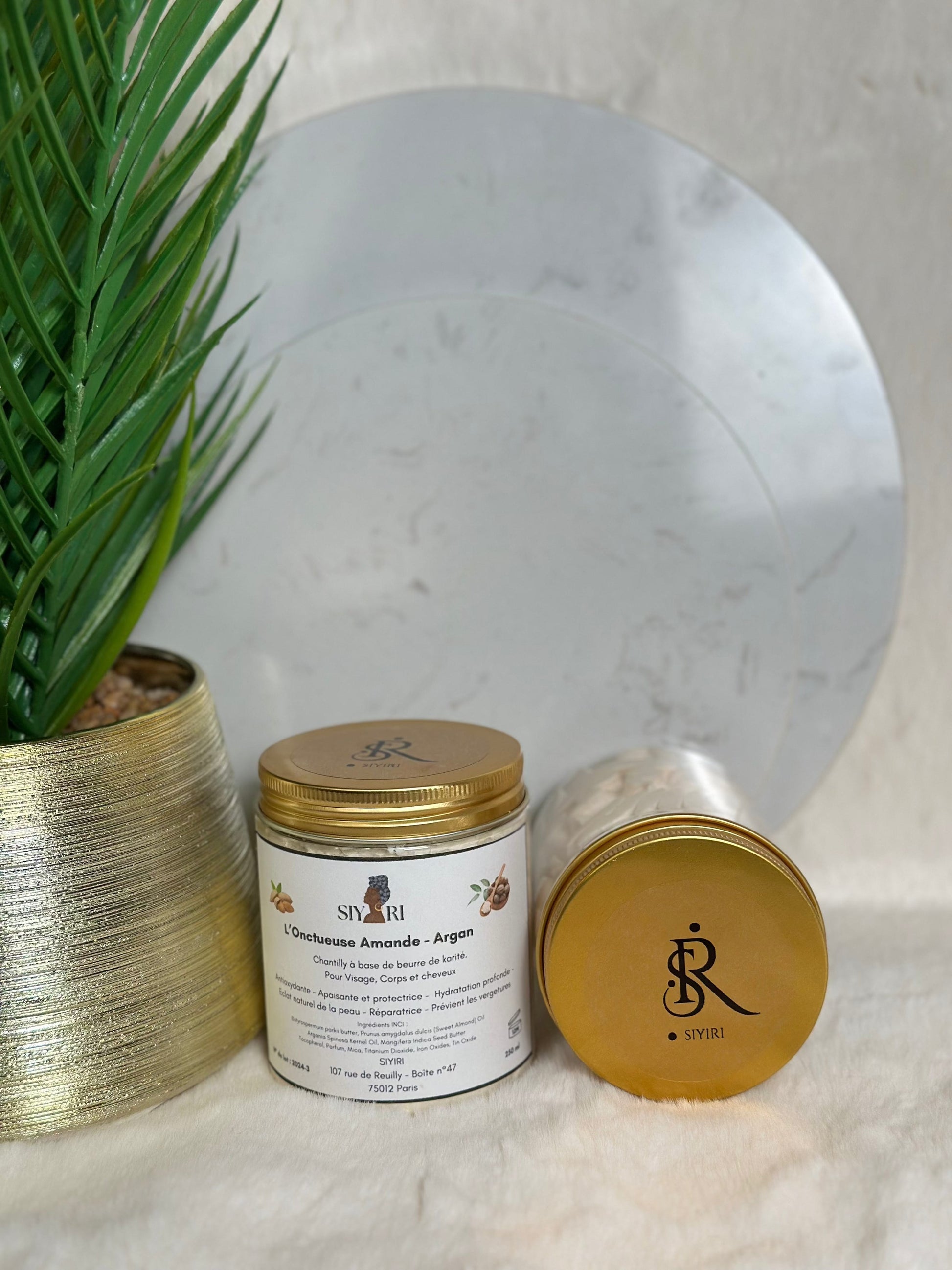 Siyiri Chantilly de karité Chantilly de karité : L’Onctueuse Amande – Argan - 250 ml