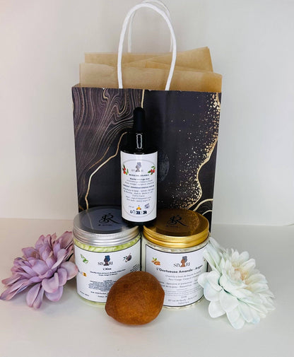 SIYIRI Coffret cadeau Le Coffret Amande-Argan; Aloe et Huile de Jojoba Bio