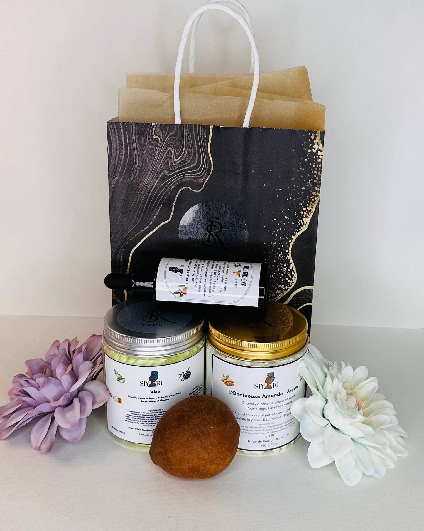 SIYIRI Coffret cadeau Le Coffret Amande-Argan; Aloe et Huile de Jojoba Bio