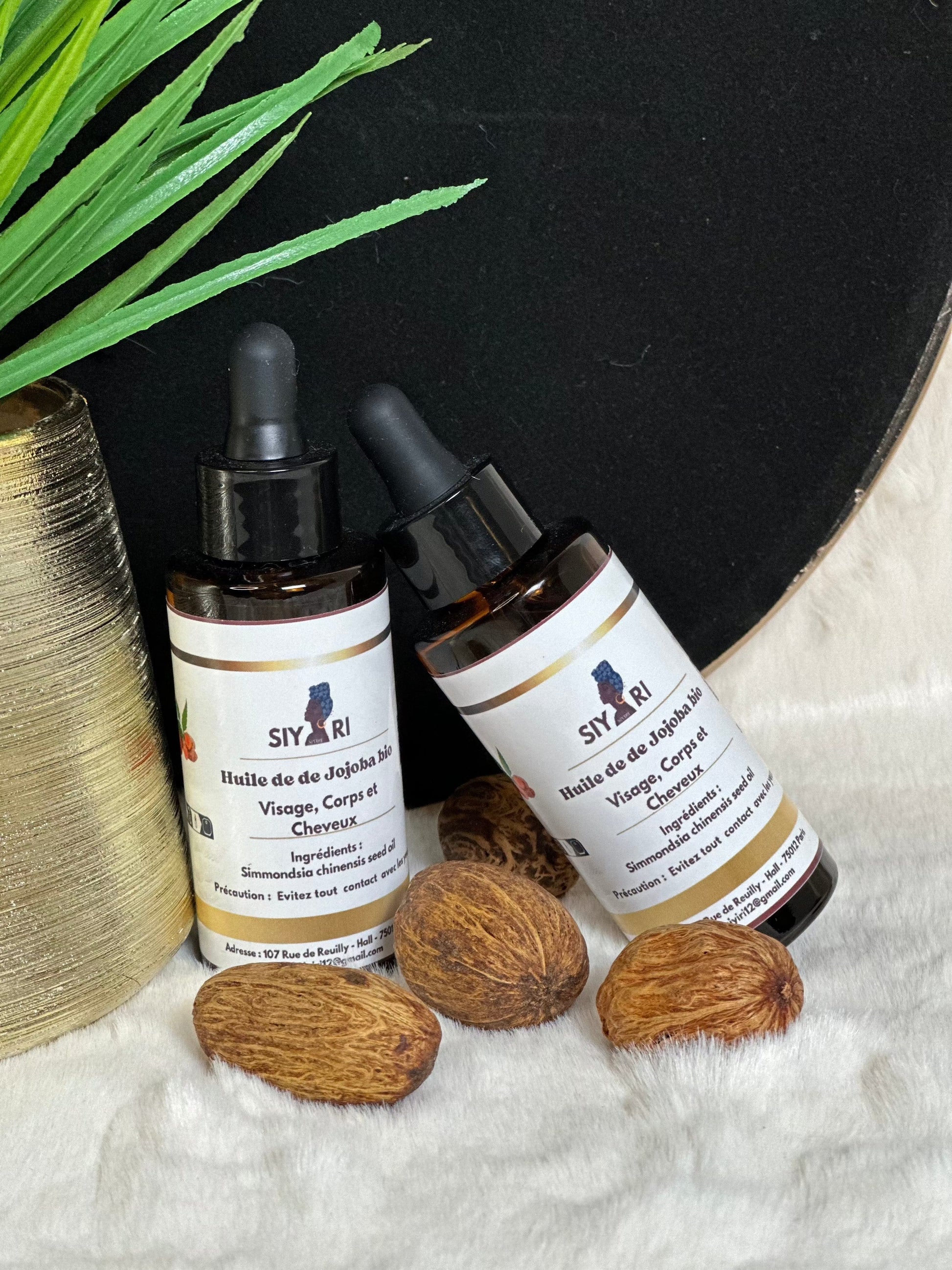 SIYIRI Huile végétale naturelle Huile Végétale bio de Jojoba - 50 ml