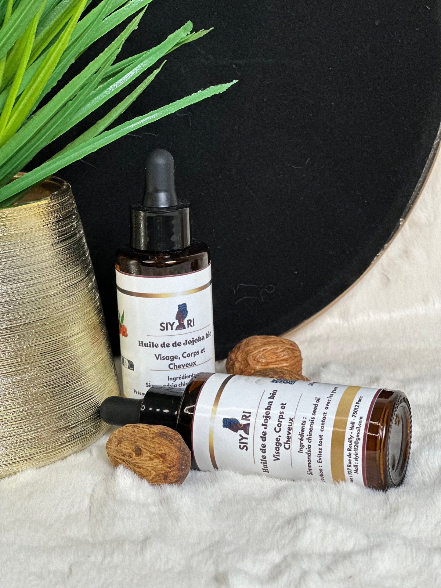 SIYIRI Huile végétale naturelle Huile Végétale bio de Jojoba - 50 ml
