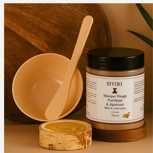 Masque Visage Purifiant Miel & Curcuma - Siyiri