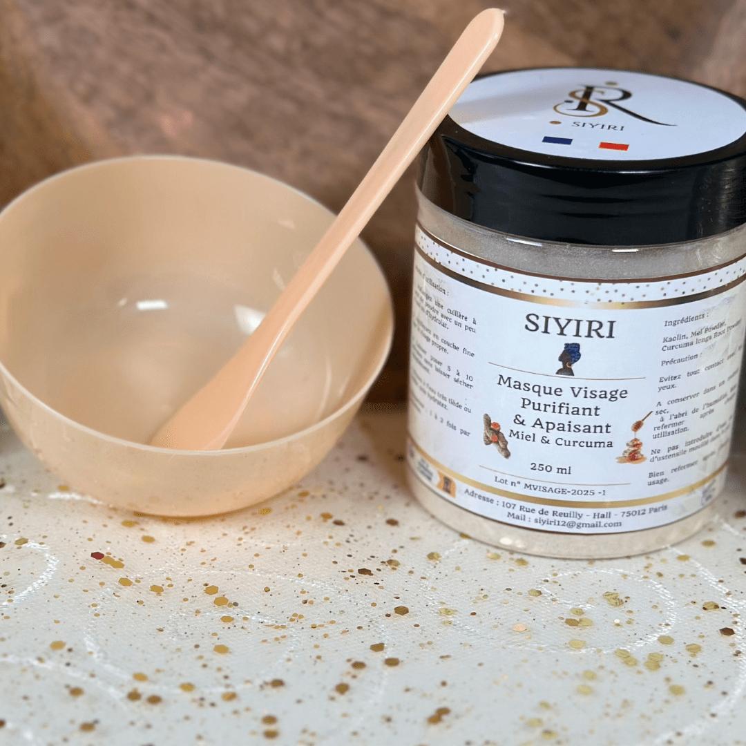 Application masque purifiant - soin naturel réduction imperfections