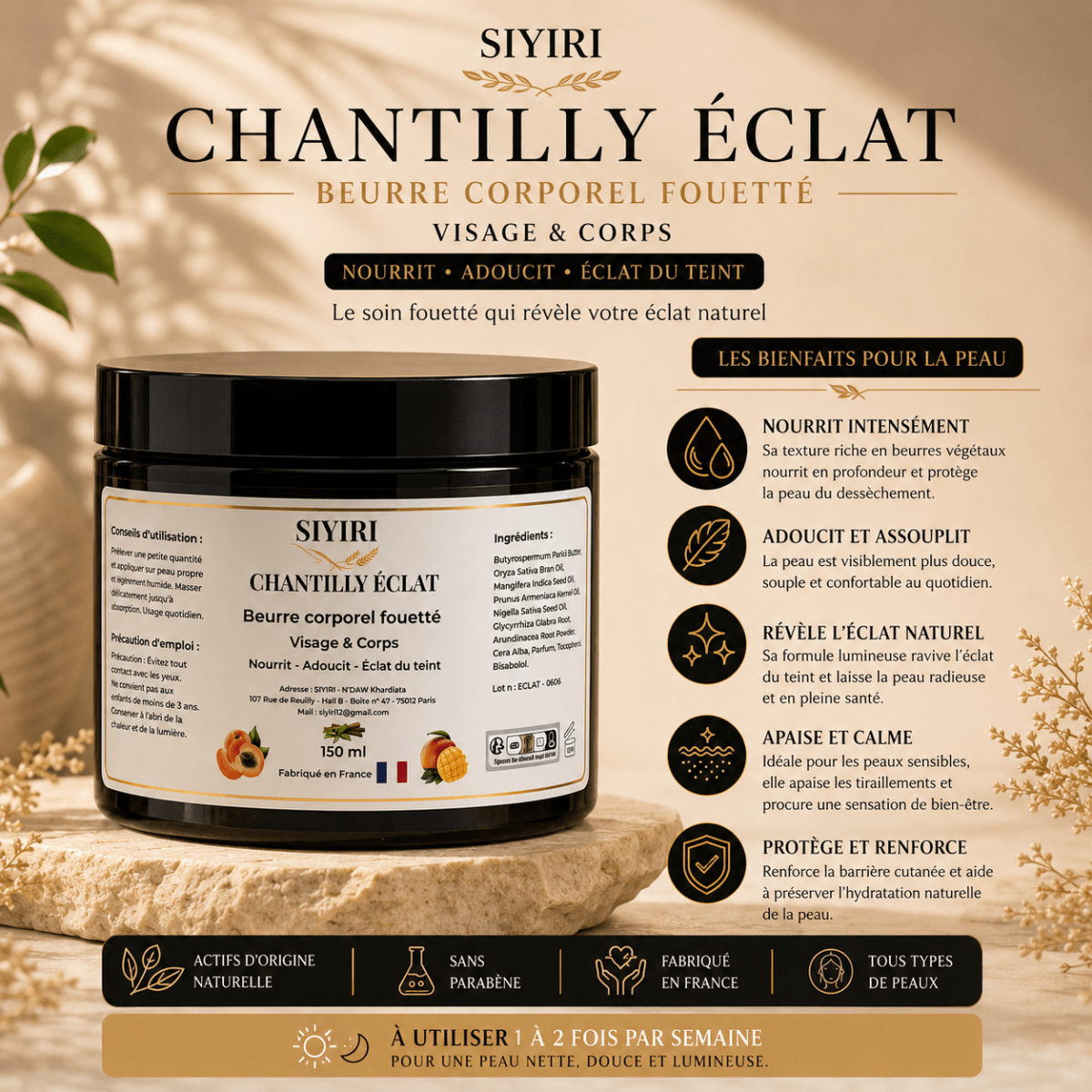 Soin Clarifiant & Anti-Âge Éclat - SIYIRI