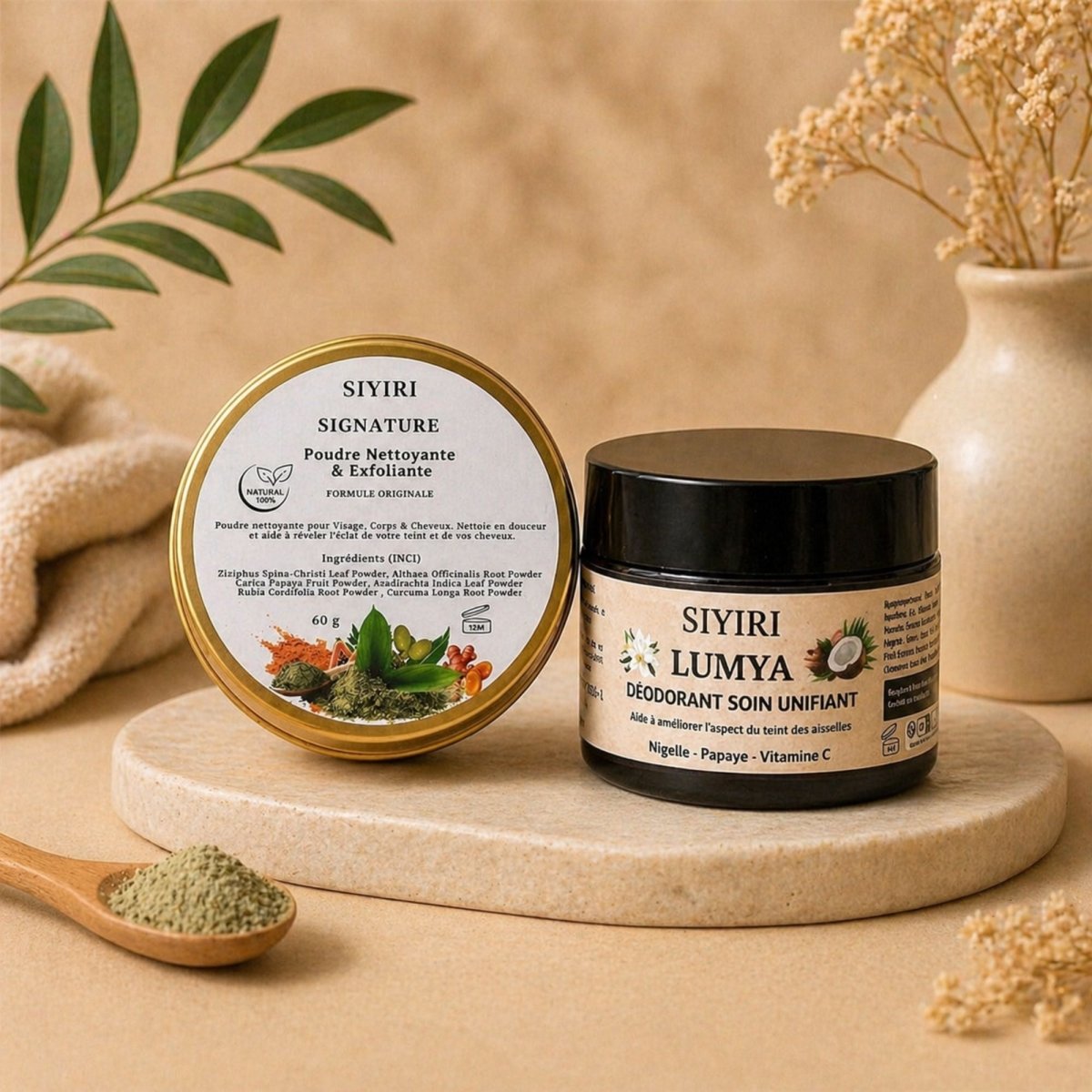Routine Aisselles & Visage Naturelle - Peau Nette & Uniforme / SIYIRI - SIYIRI
